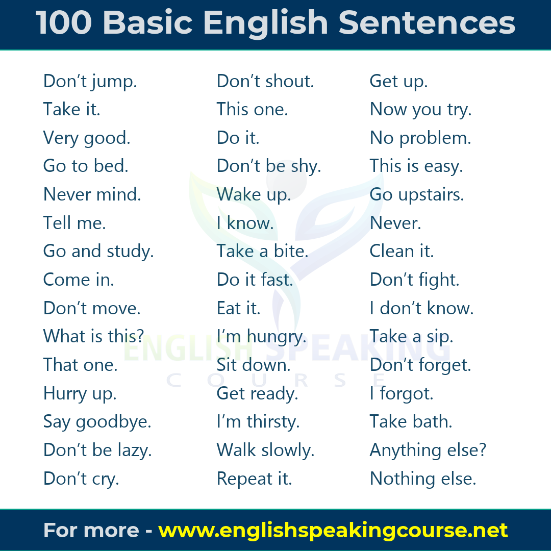 What Is Simple Sentences In English