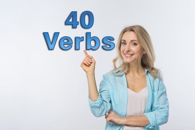 40 Daily Use English Verbs - Grammar