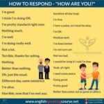 How to Answer How Are You