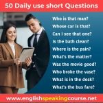 50 Daily use short questions