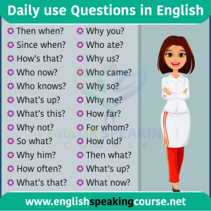100 Spoken English Questions & Answers - Questions & Answers