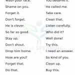 Useful Sentences for Daily use