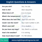 100 English Question Answer
