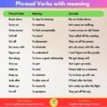 50 Daily Use English Phrasal Verbs - Phrasal Verb