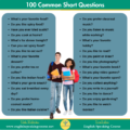 100 Common Short Questions