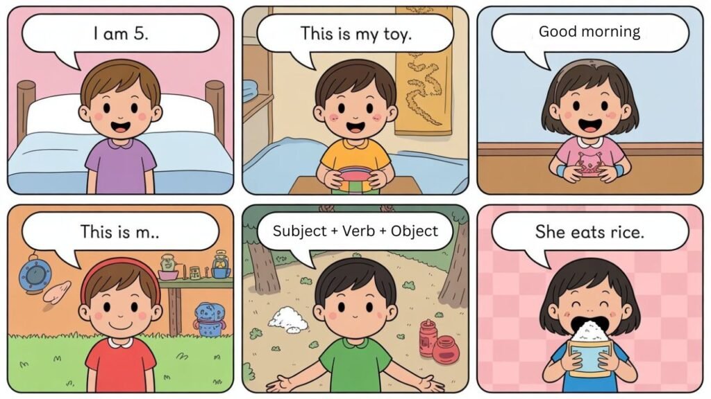 Basic Sentence Structures Kids Should Learn