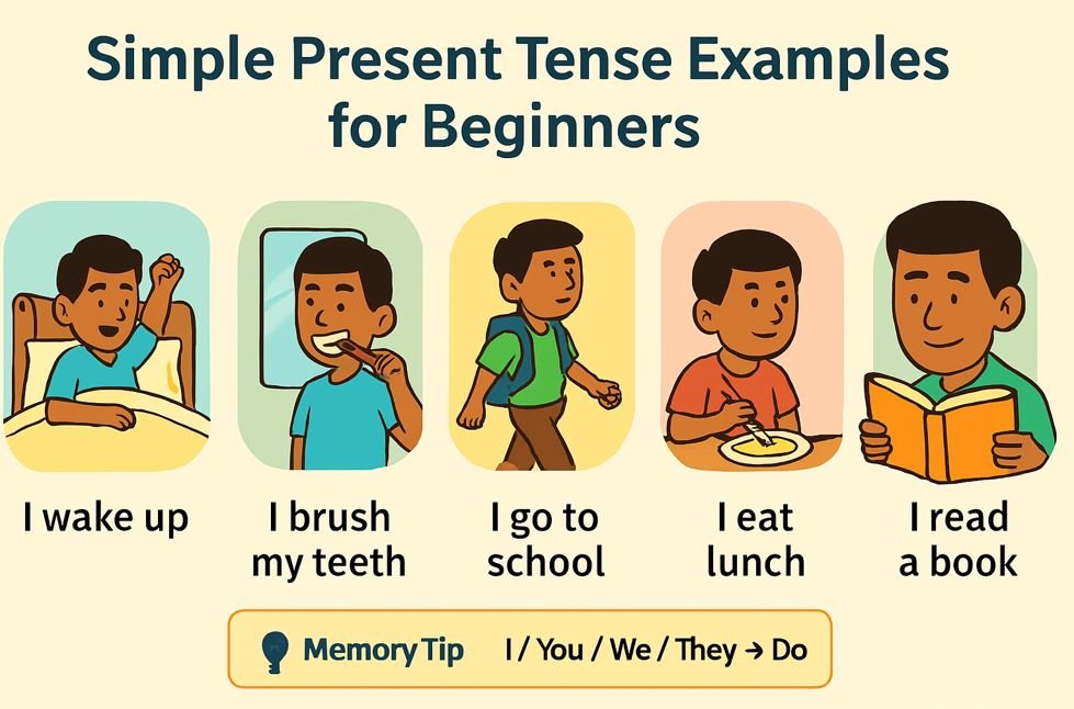Simple Present Tense Examples for Beginners